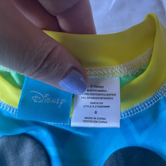 Disney Mickey Mouse swim set boys size 6 - Picture 6 of 10